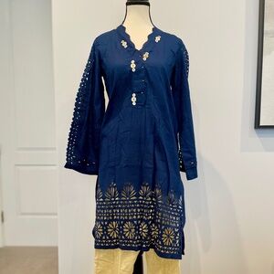 Indian/Pakistani 3 piece cotton shalwar kameez set
